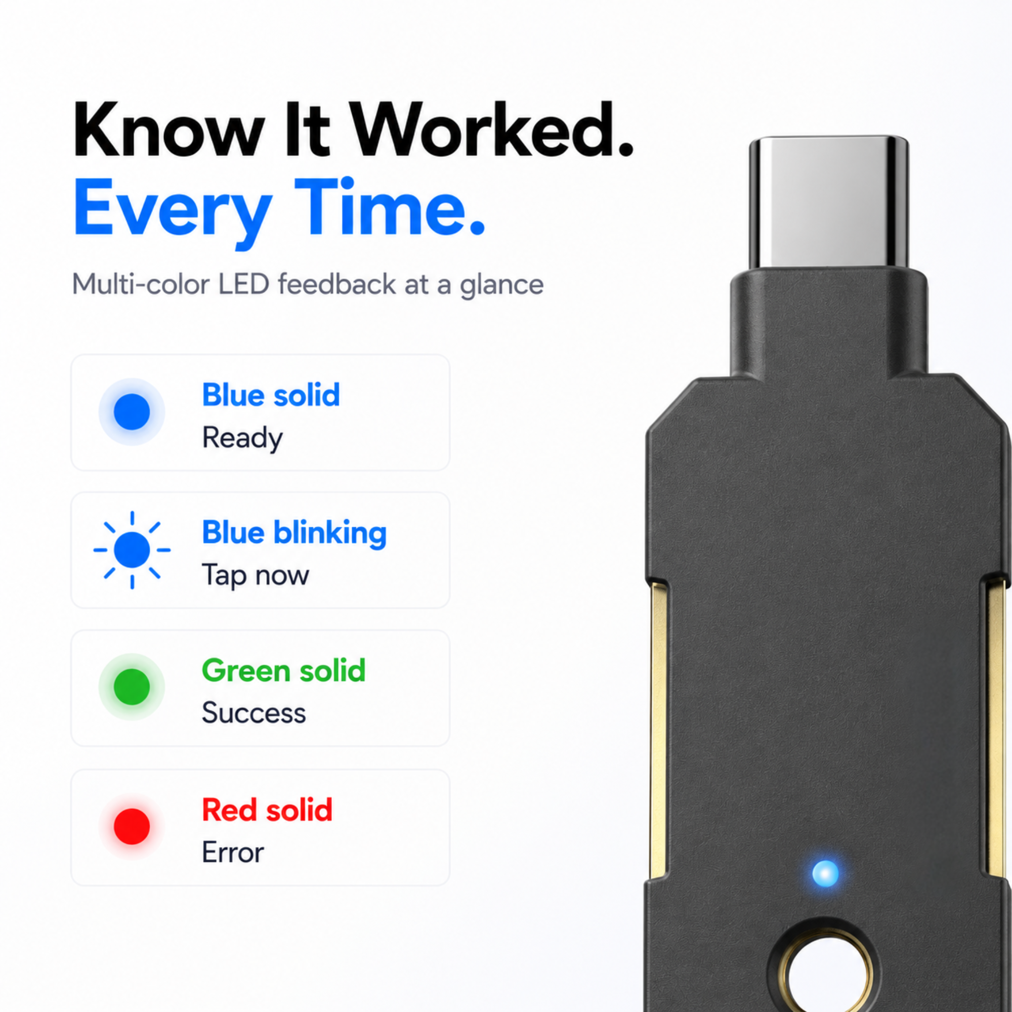 ATLKey FIDO2 USB-C Security Key