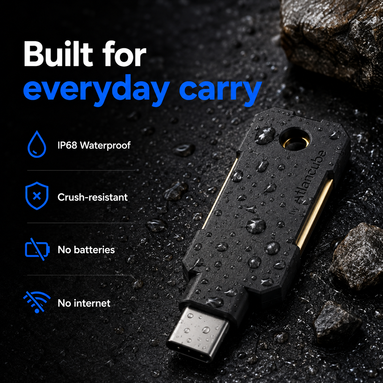 ATLKey FIDO2 USB-C Security Key